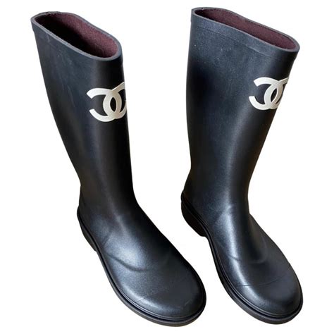 botte en caoutchouc chanel|Botte en caoutchouc CHANEL pour Femme .